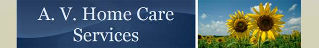 A. V. Home Care Services Logo